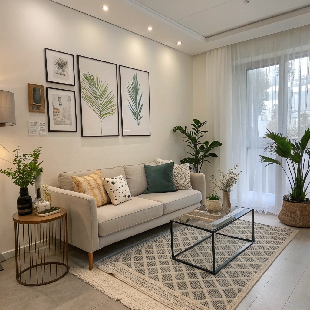 Editorial style in decorative concept